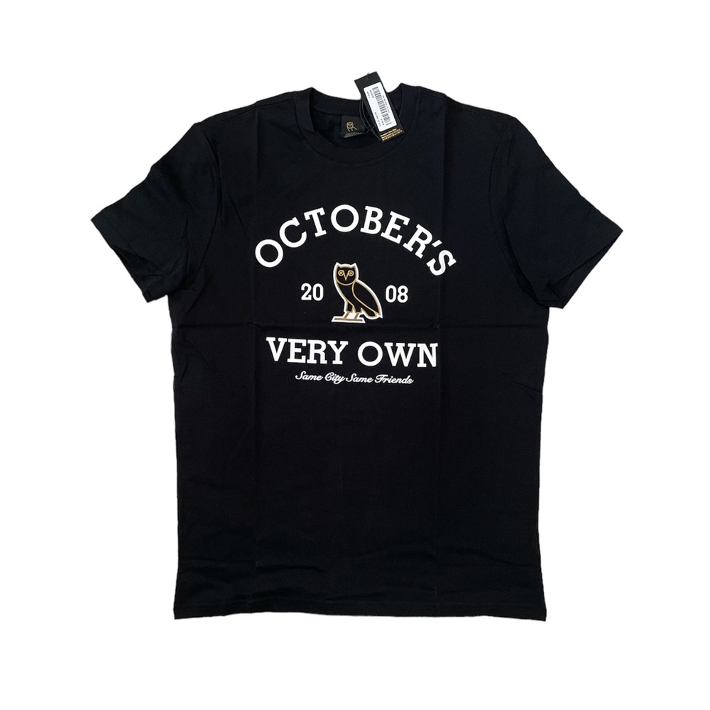 October's Very Own Collegiate Same City Same Friends Tee Size M